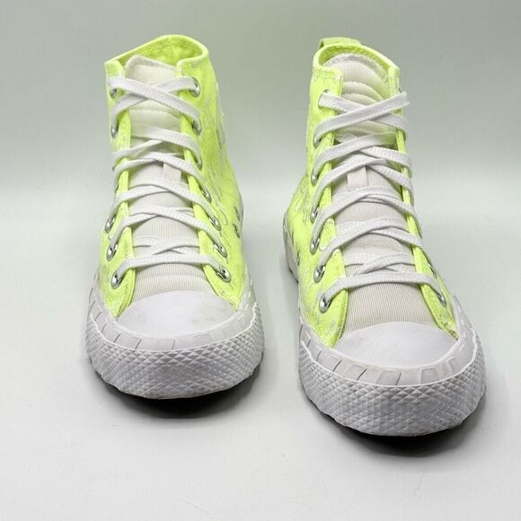 Converse Chuck 70 HI UNT1TL3D in Neon Yellow - Women’s US 5 - Picture 3 of 10